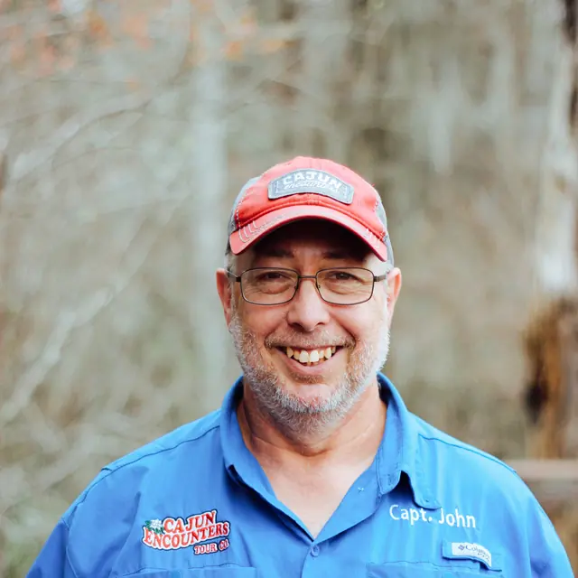 Captain Pat, Cajun Encounters swamp tour captain with 22 years on the water