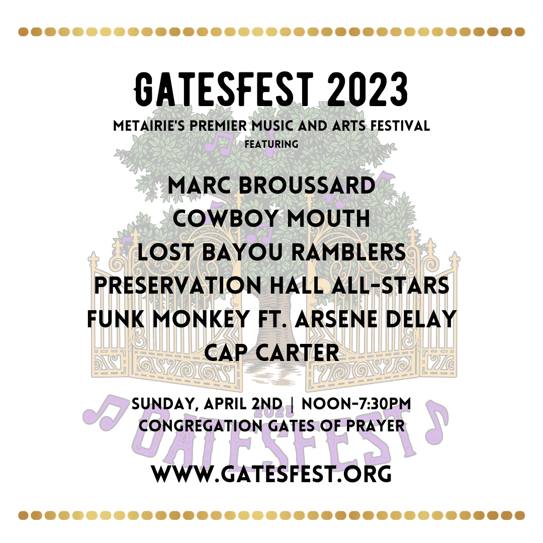 Things to do in New Orleans GatesFest Poster