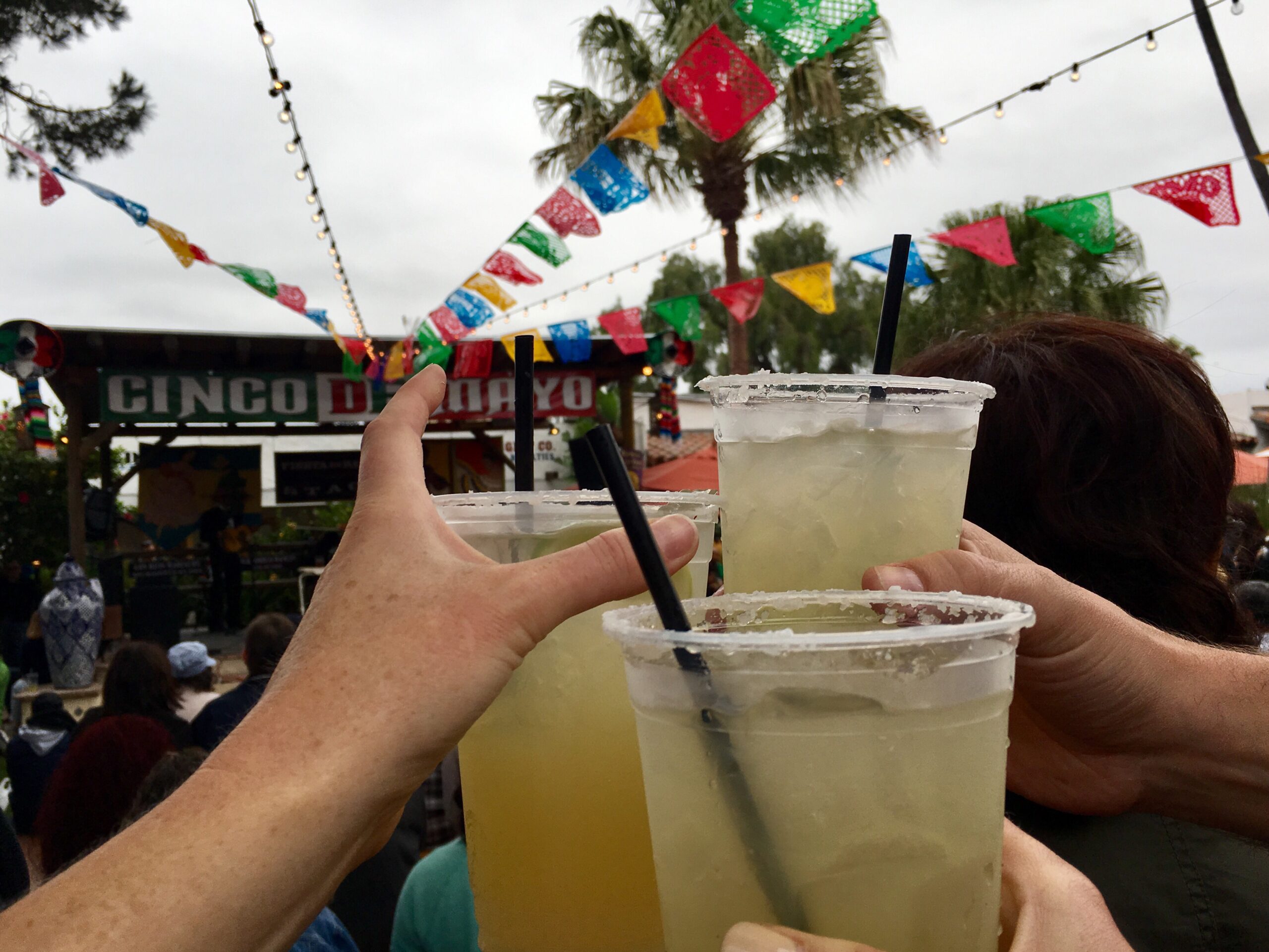 Margaritas at Cinco de Mayo festival in New Orleans